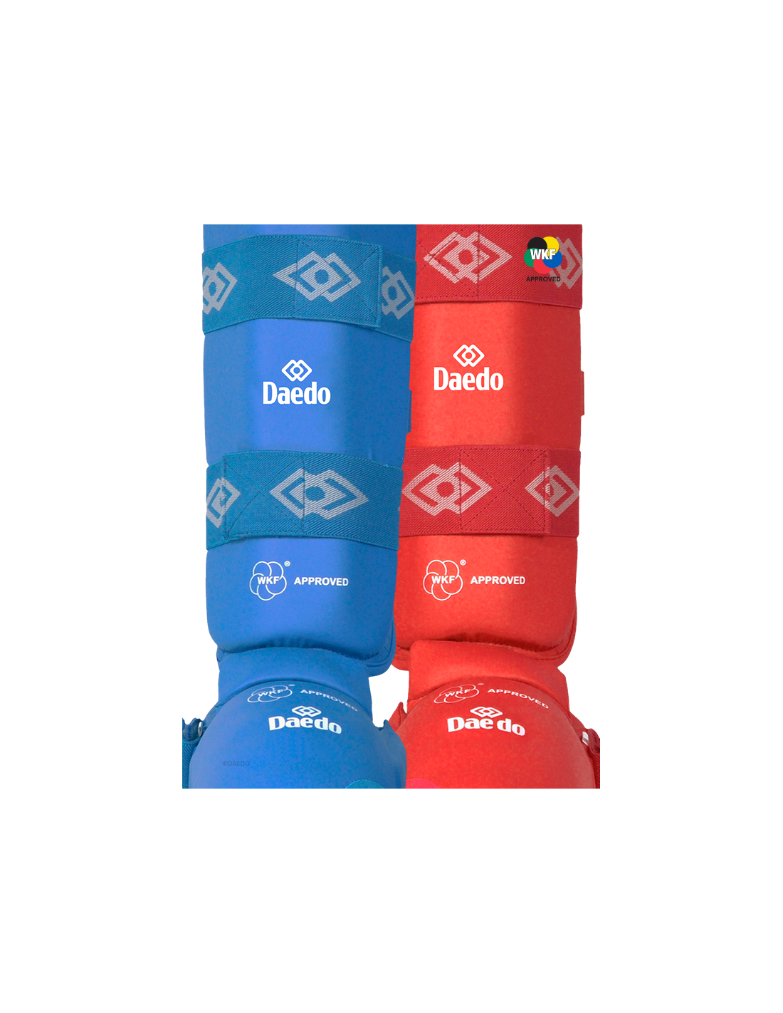 WKF Shin Instep Guard- Plava*++*WKF Shin Instep Guard